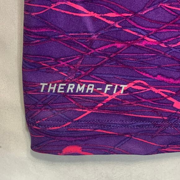 Nike Pro Combat Dri-Fit Hyperwarm Fitted 1/4 Zip Pullover Women's Size M Purple - Picture 6 of 8